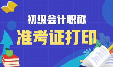 廊坊市2021初级会计准考证打印时间通知了吗？